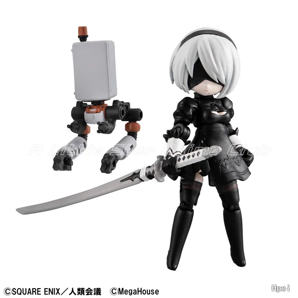 【Pre Sale】Original MegaHouse DESKTOP ARMY NieR:Automata Ver1.1a 2B Collection Animation Figures Toy Model