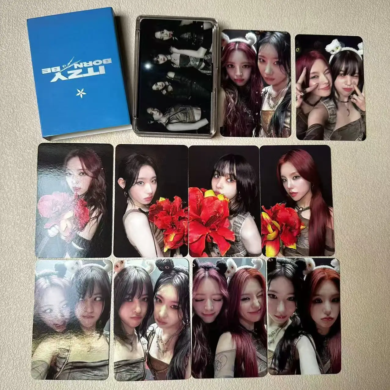 KPOP ITZY PhotoCard Born To Be Album Radom Card YUNA YEJI NEMO Album Lucky Draw Card RYUJIN LIA CHAERYEONG Fans Collection Gifts