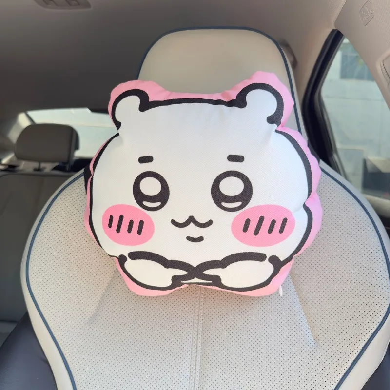 Jikikawa Cute Car Headrest - Car Seat Neck Support Pillow Kawai headrest cushion for reclining chair Comfortable and practical view 4