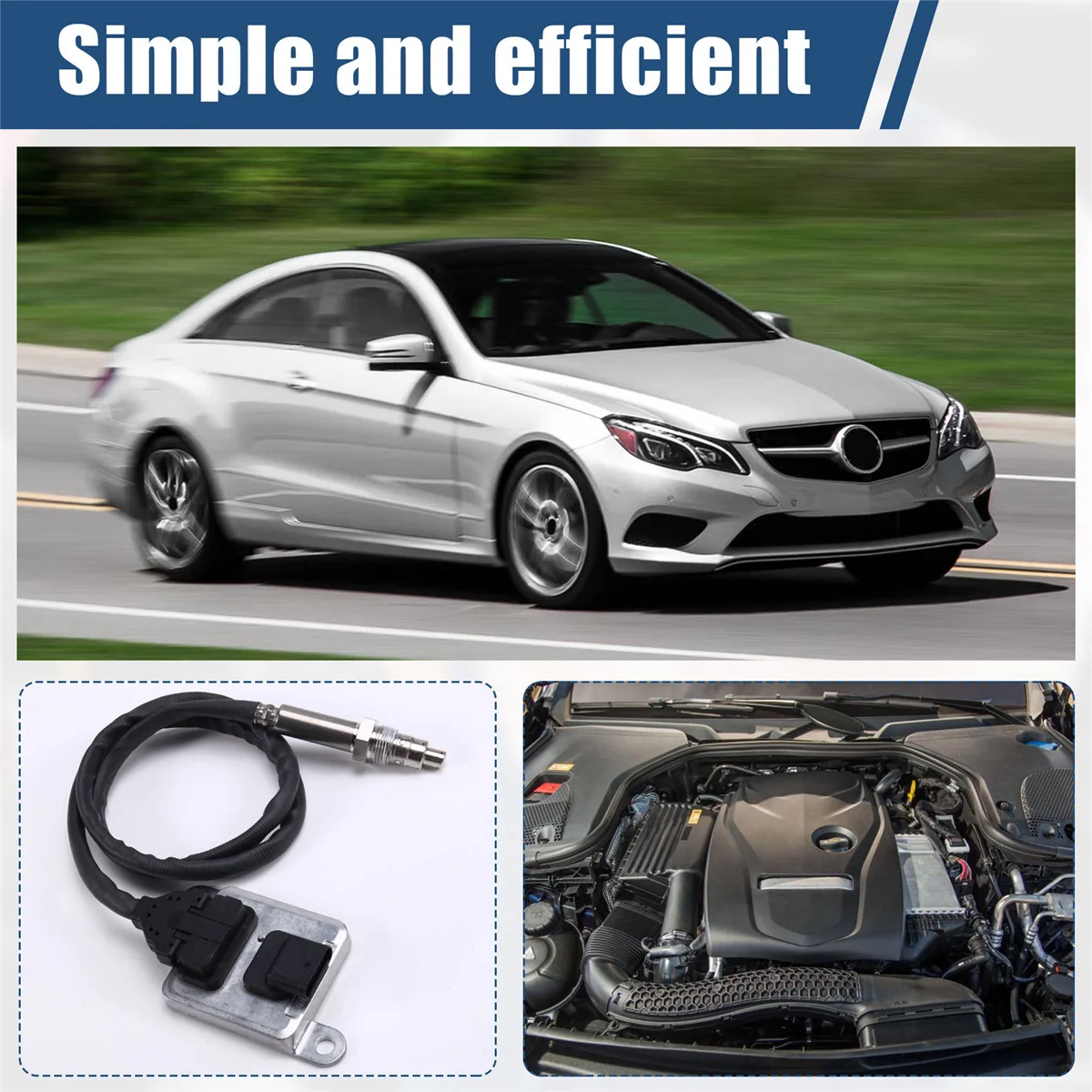 

Highly Recommended.Car NOX Sensor For Mercedes Benz E350 GLK250 R350 Sprinter 2012-2016