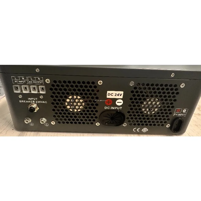 3000W Hybrid Solar Inverter 24VDC to 220V Built-in MPPT Charge Controller Pure Sine Wave Lead-Acid Lithium Peak 6000W