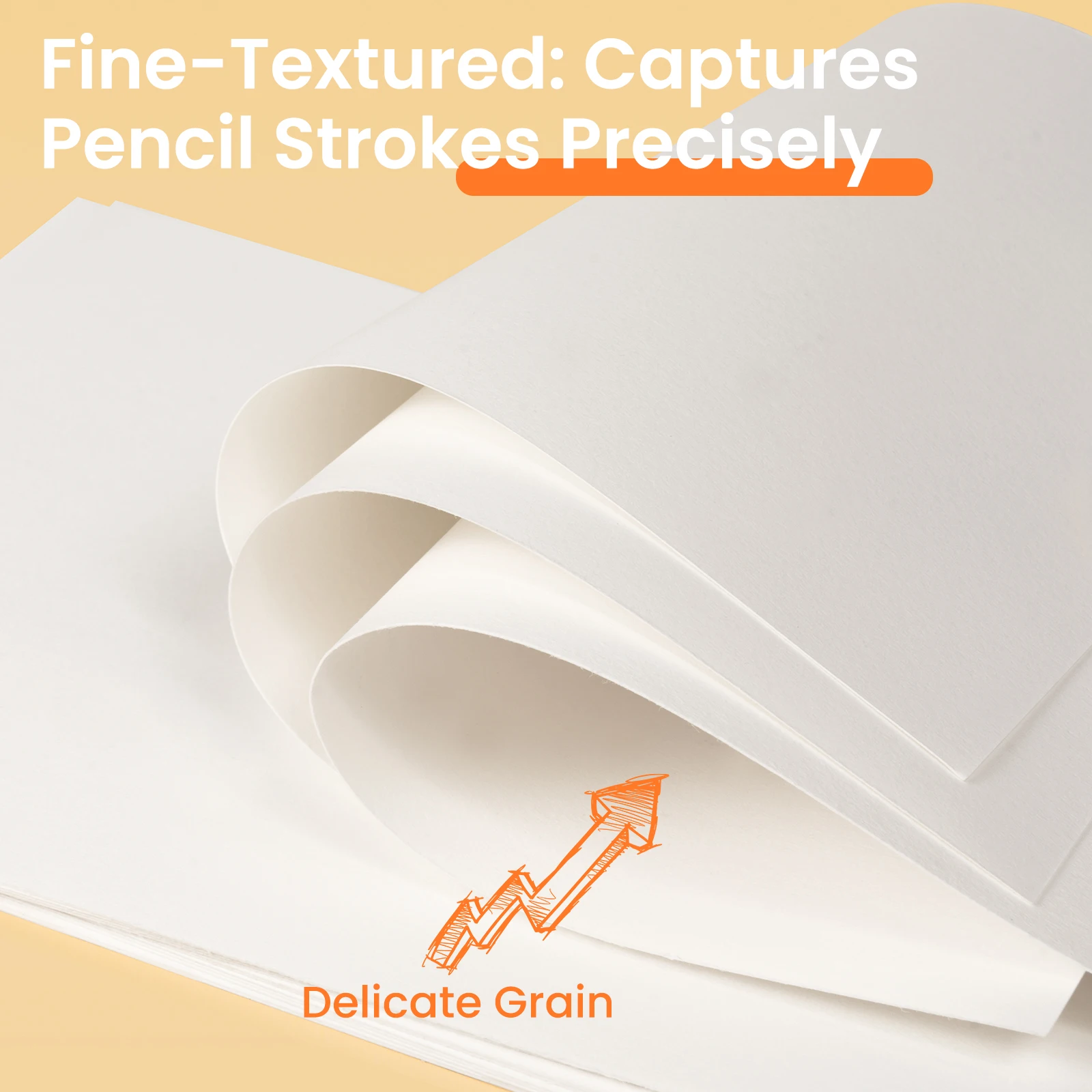 

Акварельный коврик А5 (32К), 200 г/м2, 20 листов | Холоднопрессованная, кислотная, художественная бумага для взрослых и студентов - живопись, гуашь