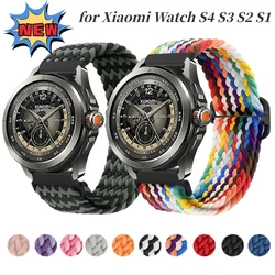 Nylon Braided Strap for Xiaomi Watch S4 S3 S2 S1 Huawei Watch 3/4/GT3-4 Pro Fabric Bracelet Wristband for Mi Watch 2 Pro Correa