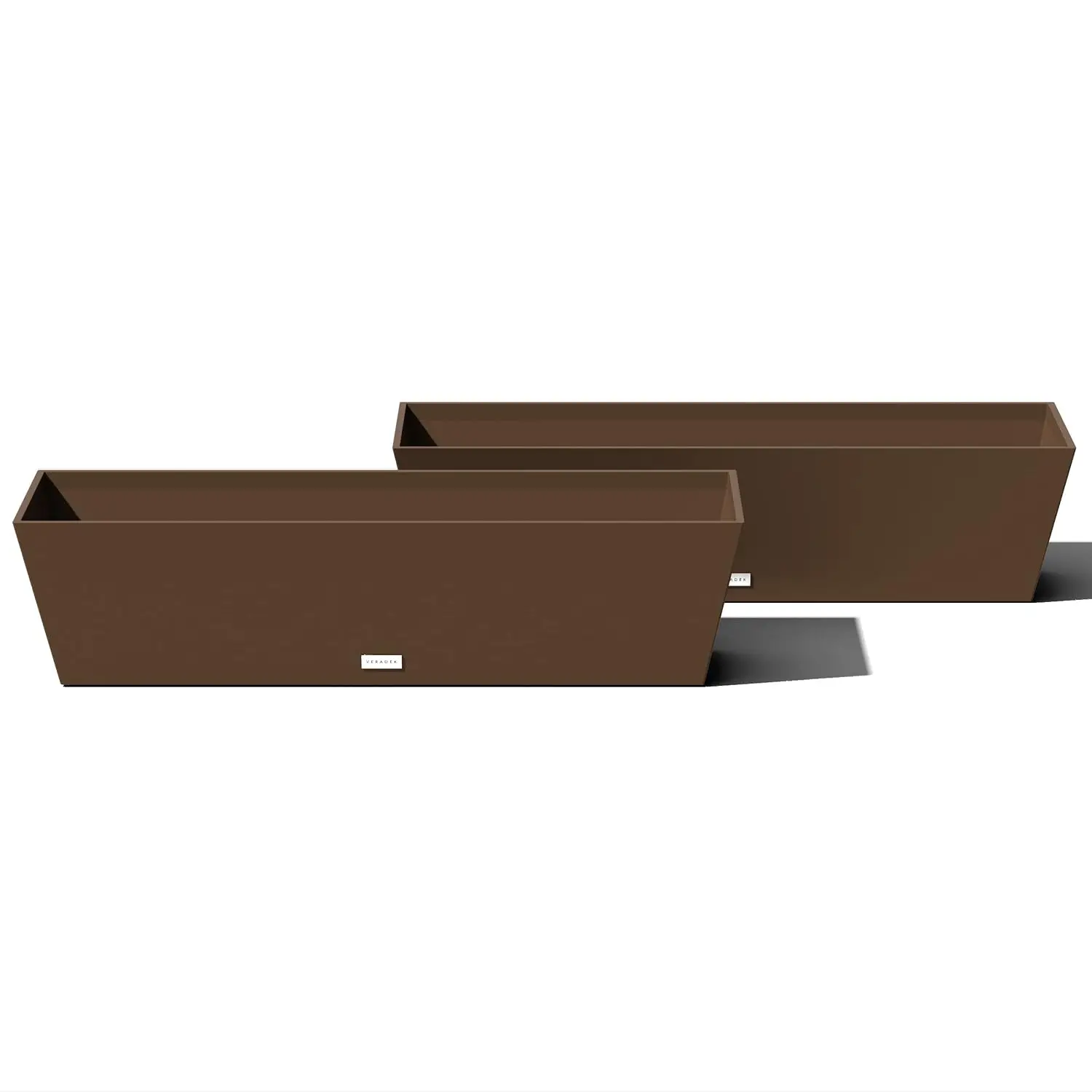 Pure Series Window Box Planter - Tapered Outdoor Planter, Customized