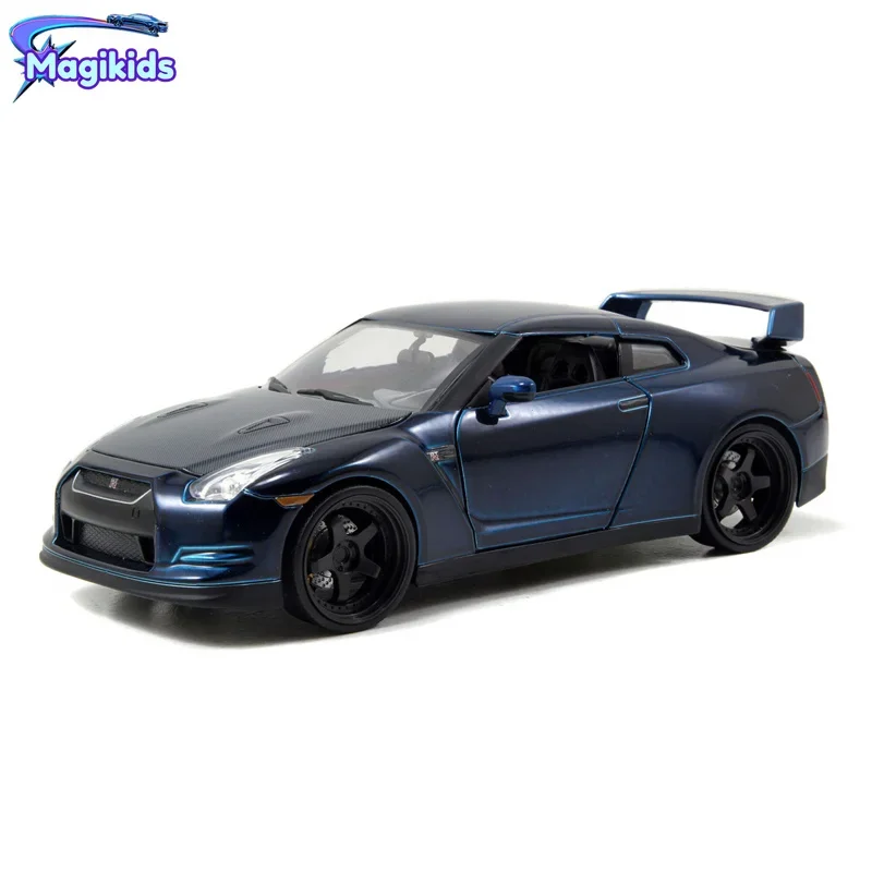 

1:24 Brian’s 2009 Nissan GT-R (R35) hot toys Metal toys for boys Diecast Car Children Gift Collection J197