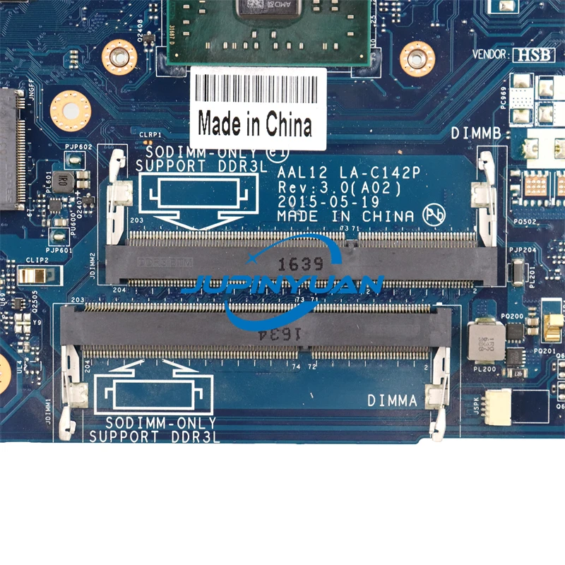 Imagem -02 - Laptop Motherboard para Dell Inspiron 15 5000 5455 5555 5755 Laptop Cn01n0c6 01n0c6 1n0c6 Aal12 La-c142p A87410 ok