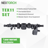 NEXTORCH TEX11 SET Multifunctional tactical waist belt, double locking Double-layer MOLLE for waist circumference over 80cm，