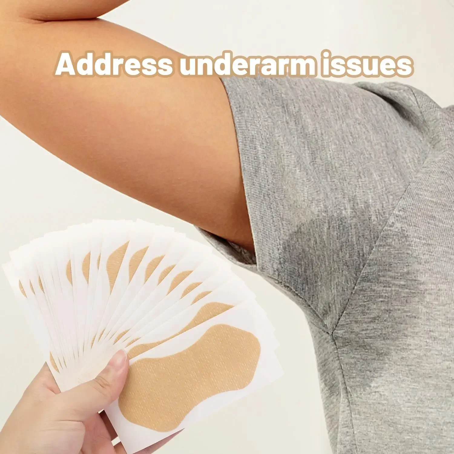 10-100pc Underarm Sweat-absorbing Patches Tretch Cotton Deodorant Underarm Sweat Stickers Summer Men Women Anti-sweating Patches
