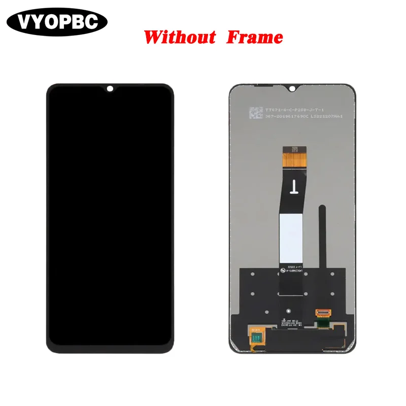 Original LCD Display For XIAOMI Redmi 12C Touch Screen With Frame Panel Digitizer 22120RN86G 22120RN86I 22126RN91Y 2212ARNC4L