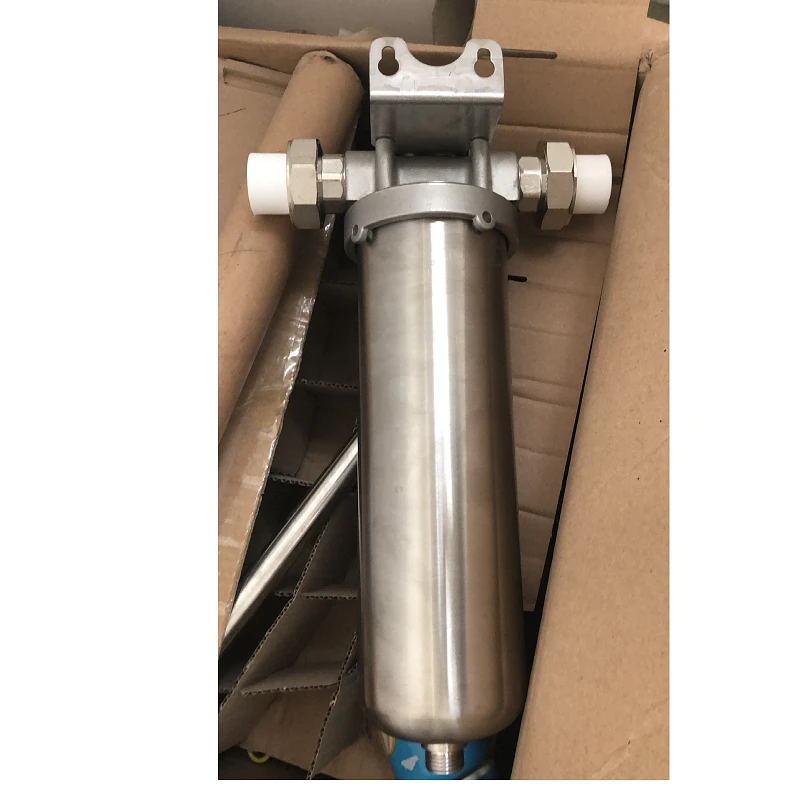 For 20inch Stainless Steel Filter Housing Prefilter 1um 5um 10um With 1 Micron 5micron Stainless Steel Filter Element Cartridge