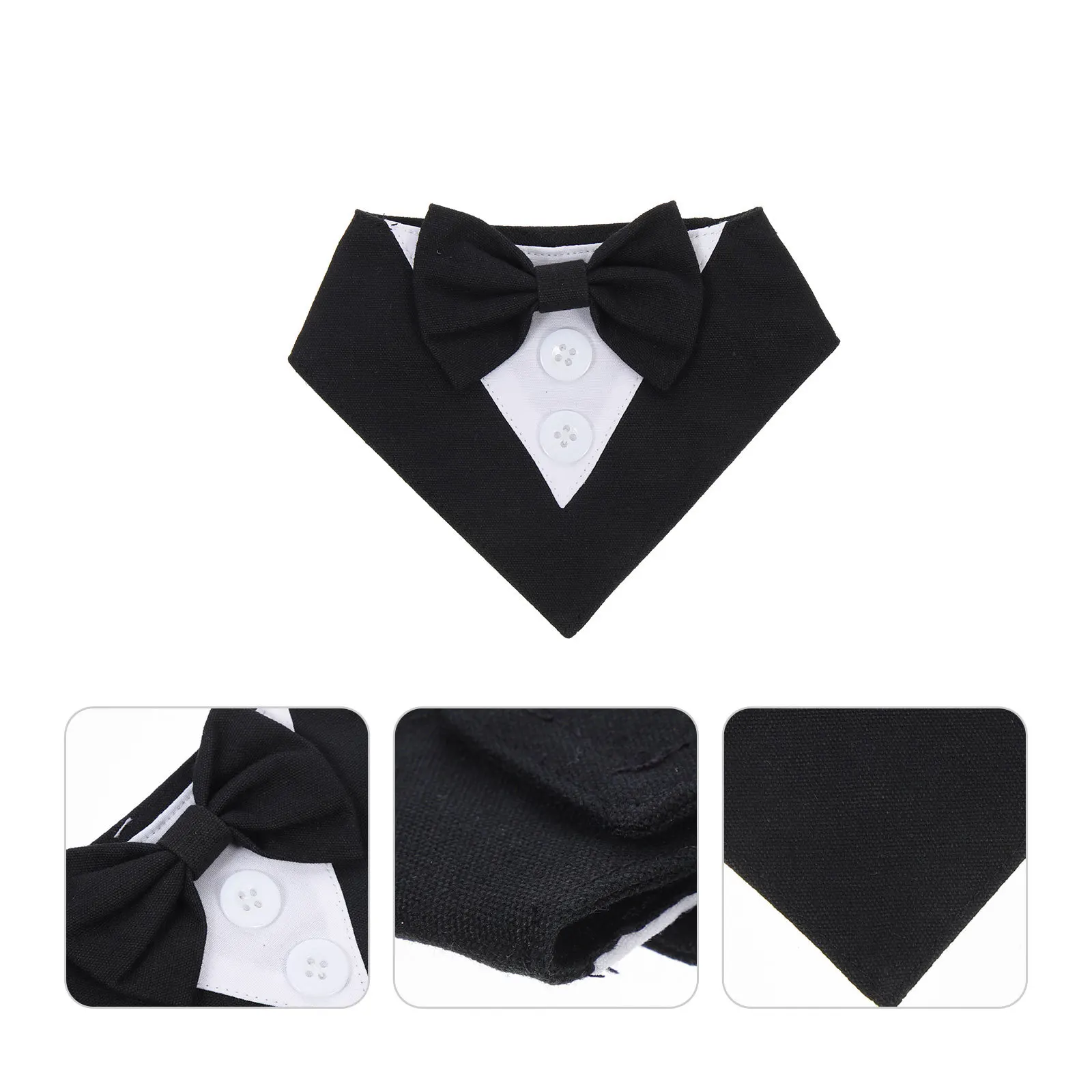

1pcs Pet Drool Scarf Bowknot Collar For Dogs Cat Puppy Large Medium Size Dog Bandana Triangle Neckwear Party Wedding Christmas