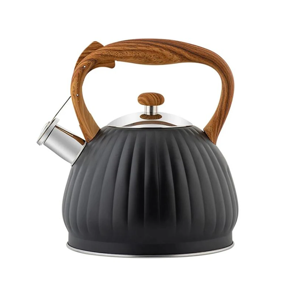 

3,5 л, чайник со свистком из нержавеющей стали, кастрюля с кипящей водой в форме тыквы, бытовой газовый индукционный чайник большой емкости