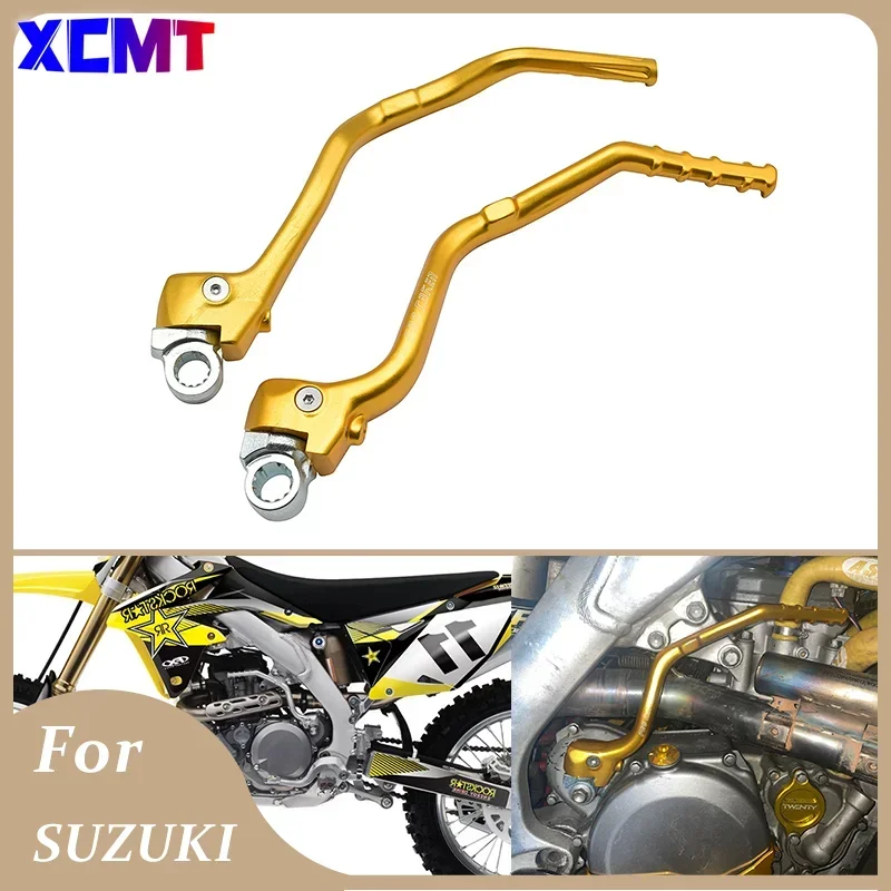 

For SUZUKI RMZ250 RMZ450 RM Z250 Z450 2008-2015 Motorcycle Accessories Parts CNC Aluminum Forged Kick Start Starter Lever Pedal