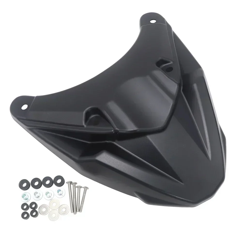 For 1190 Adventure ADV 1290 Adventure 2020 2019 2018 Motorcycle Front Fender Hugger Wheel Cover Beak Extension Black ABS Plastic