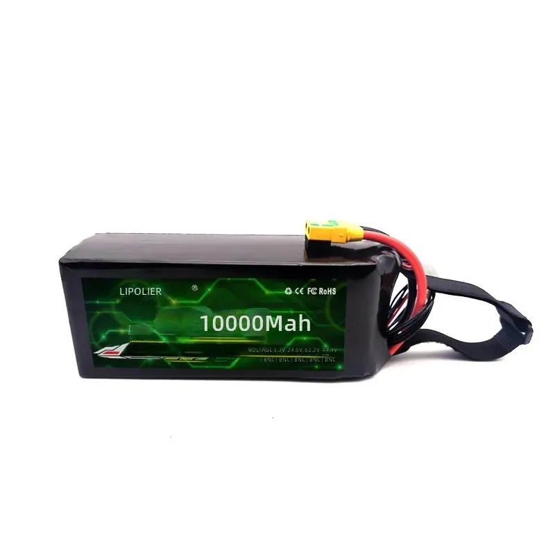 For Model Aircraft High Magnification Battery 10000 mAh 11.1V 22.2V 25C Multi-Axis Aerial Drone Lithium Polymer Battery