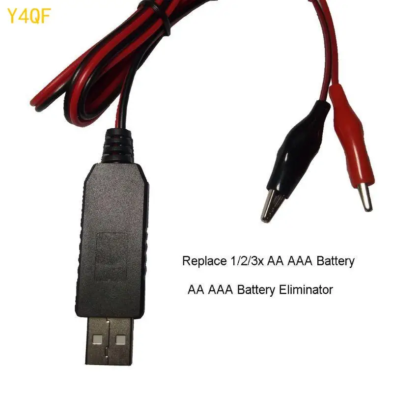 

Y4QF AA AAA Батарея elminator USB 5V до 1,5 В/3V4,5 В.
