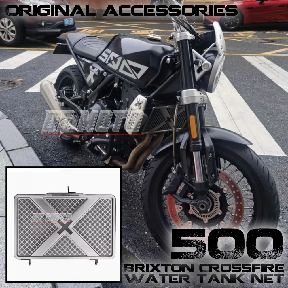 

For Brixton Crossfire 500 / 500X Motorcycle Radiator Guard Grille Protection Grill Cover Protector