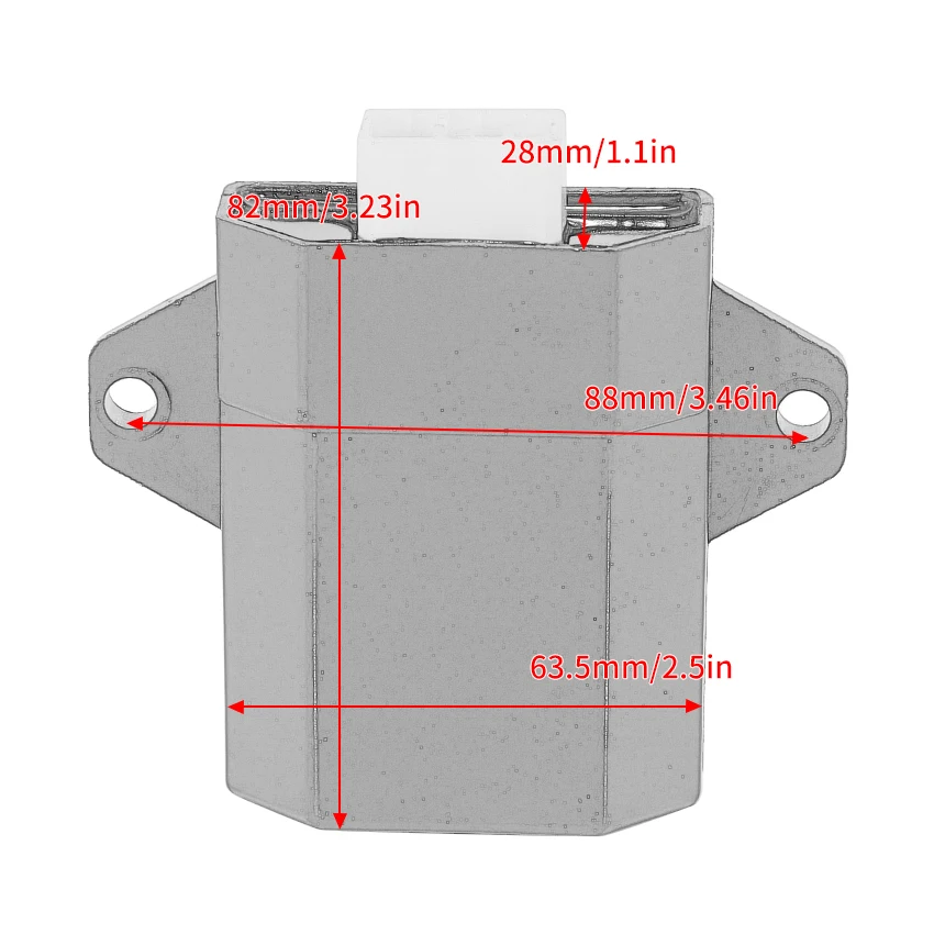 741061 Unit CDI For Peugeot Elyseo DM FR 50cc/100cc fight 2 SP EP LCT FR LZ SP2 Vivacity 100 50 before Speedfight 50 Air Cooled view 5