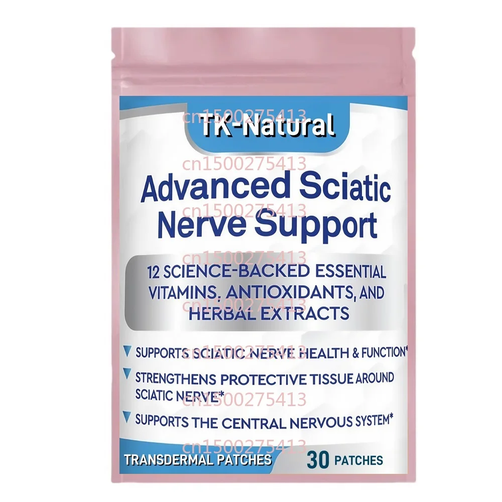 

30 пластырей, усовершенствованные трансмимерные пластыри для поддержки научных нервов с липоичной кислотой Alpha, витаминами, Benfotiamine