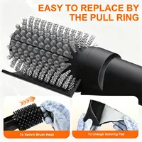 BBQ Grill Brush 3-Speed Settings Electric Grill Brush,180° Adjustable Head,90 Mins Grill Cleaner for Outdoor Griddles Smokers 6