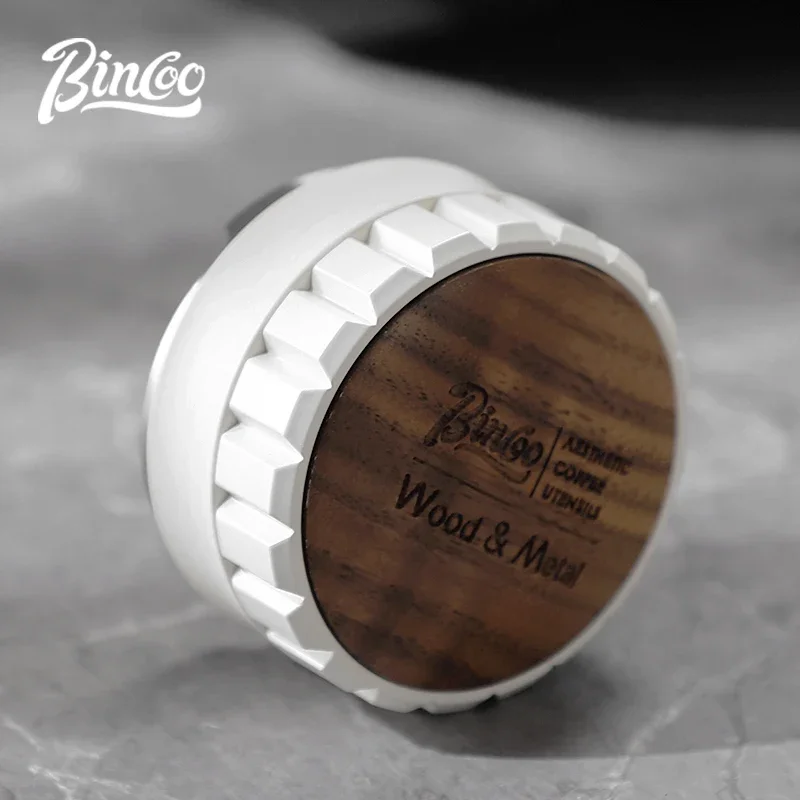 Bincoo-dispensador de tres remo en polvo, profundidad ajustable, base de presión de café, asiento de maquillaje, traje, aparato de cafetera italiana