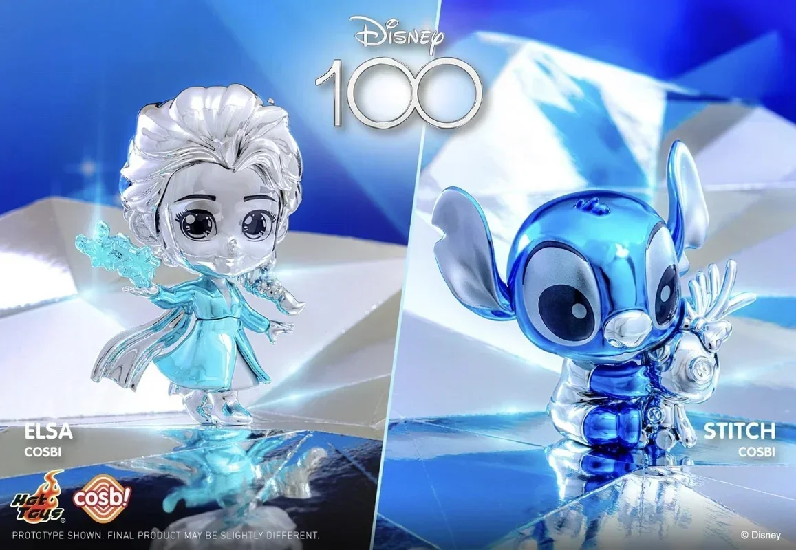 

Hottoys Blind Box Disney Classic Character Series Cosbi Collection Electroplated Material Trendy Play Mickey Stitch Garage Kit