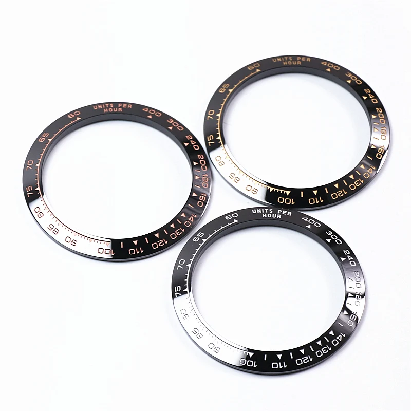 Ceramic Gold Coating Watch Bezel Insert for Dayton 116500 116518 40mm Dial Watch ring Luxury Replace Accessory Clean Factory