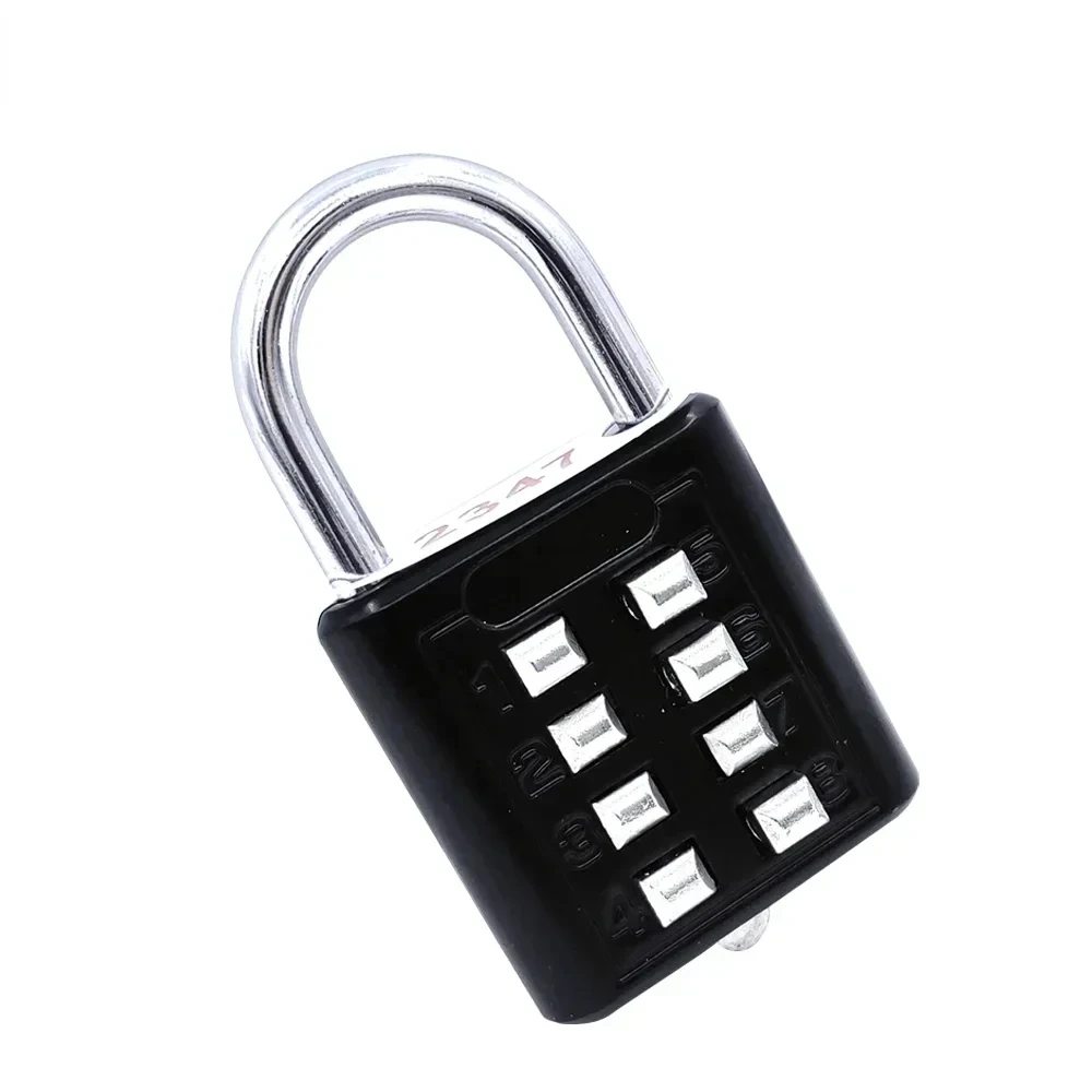 

8 Digits Password Code Lock Combination Padlock Alloy Suitcase Security-protection Fechadura Eletronico Digital Luggage Travel