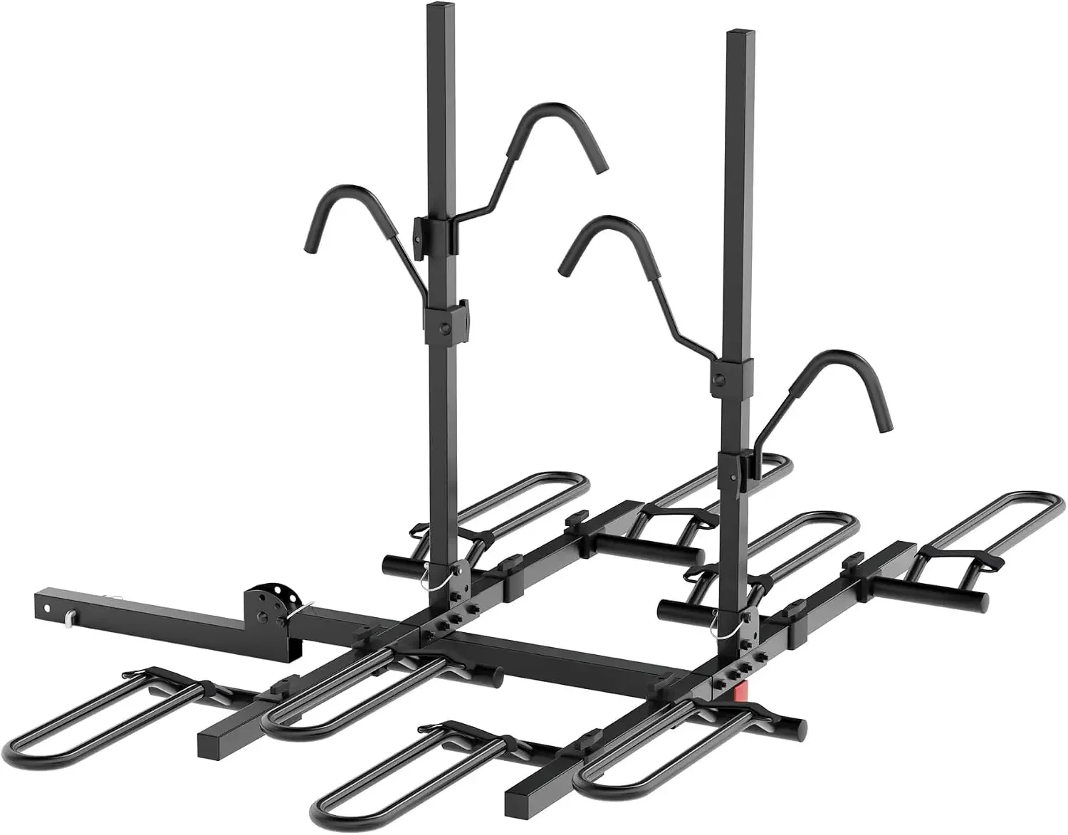 Bike Rack Hitch for Car, 180 Lbs Capacity for 4-Bike with Foldable Tilt Design Hitch Bike Rack for Cars Trucks and SUV with 2