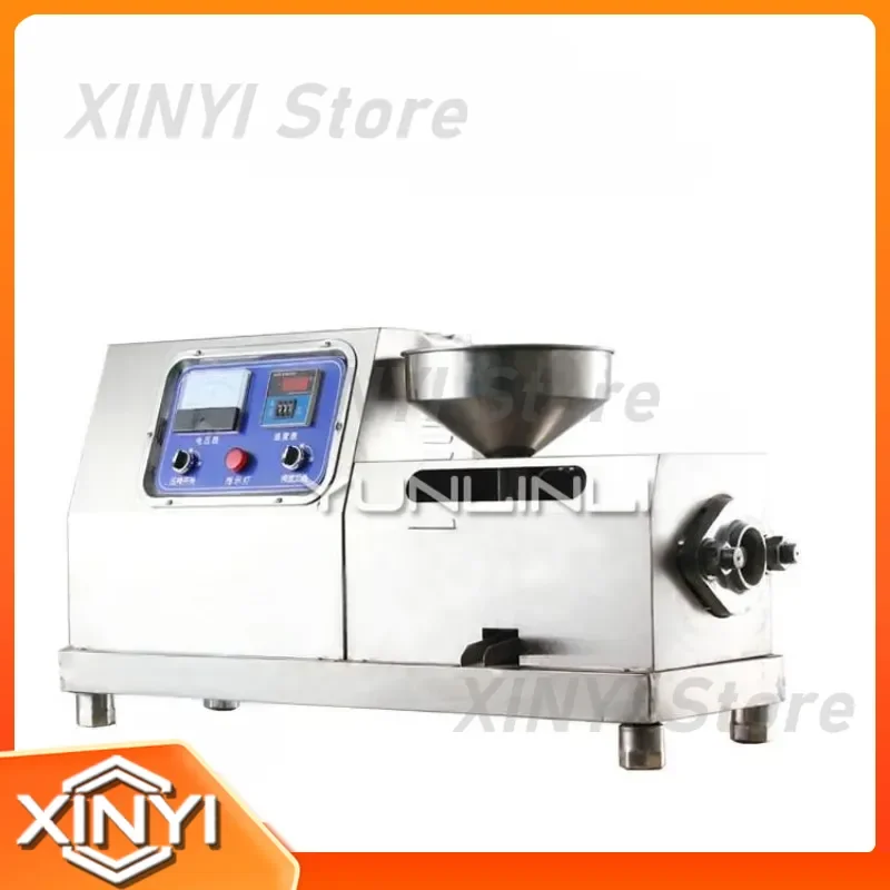 Horizontal Type Oil Presser for Commercial Full-automatic Oil Expeller 3000W Large Power Oil Mill