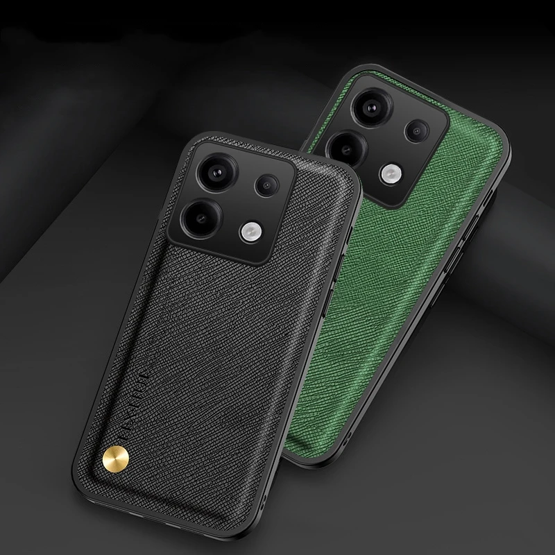 Case For Redmi Note 13 Pro 4G POCO M6 X6 Pro 5G Luxury Leather Stripe Magnetic Back Cover For Redme Note 13Pro Plus Bumper Funda