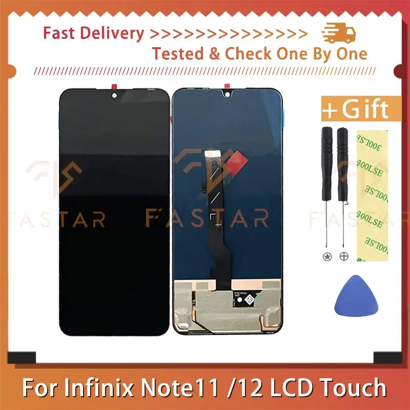 

6.7"OLED For Infinix note 11 lcd X663 LCD Touchscreen Assembly Replacement x663 Note12i lcd X677 Screen Display Note 12 lcd