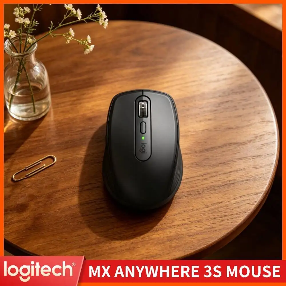 Logitech MX Anywhere 3S Bluetooth Mouse for Content Creators Multi-Device Sync Office