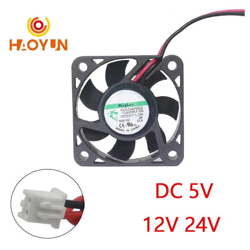 4010 DC5V 24V&12V Cooling Fan For 3D Printer , DC 2Pin 40X40X10mm Hydraulic Bearing Brushless 3D Printer Cooling Fan