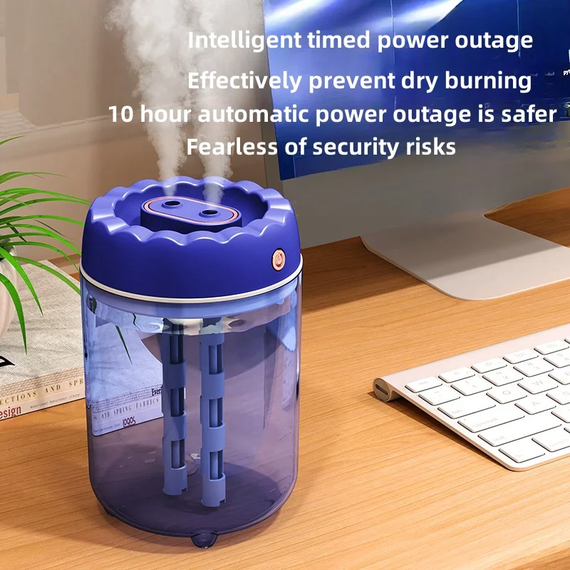 Hogar USB dual spray humidifier for home use bedroom mother and baby 1.8L large capacity high fog humidification aromatherapy ma