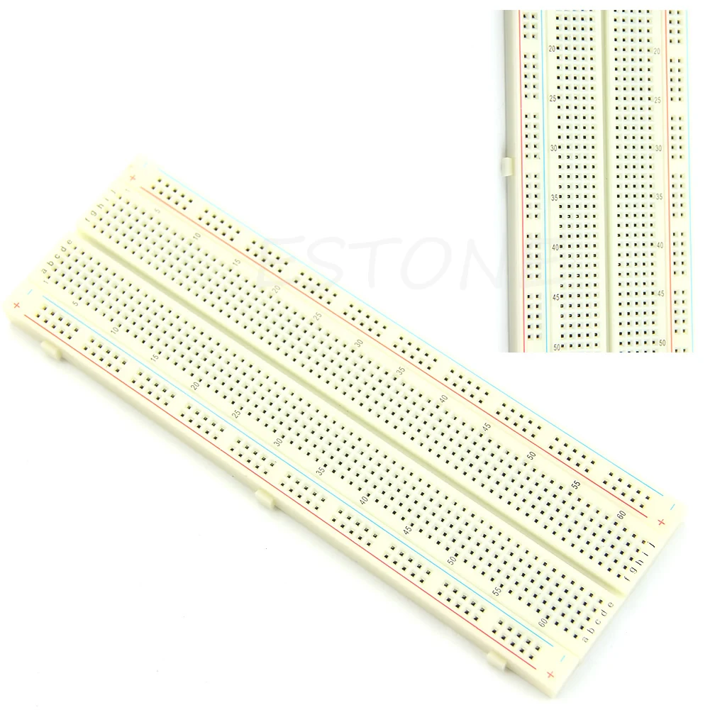 MB-102 Breadboard DIY 830 Point Solderless PCB Board Test for Develop