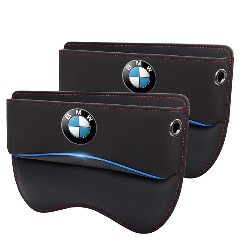 Car Seat Organizer Suede Crevice Box For BMW 1 2 3 4 5 7 Series X1 X2 X3 X4 X5 X6 X7 F10 F20 F30 G20 F15 F16 F34 E90 E91 E92 E93