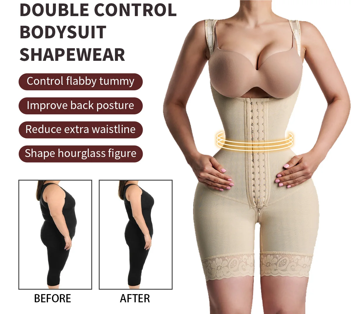 Fajas Colombianas Postpartum Girdle To Reduce Abdomen and Waist  Body Shaper Post Surgical Liposuction Shapewear Modeling Strap