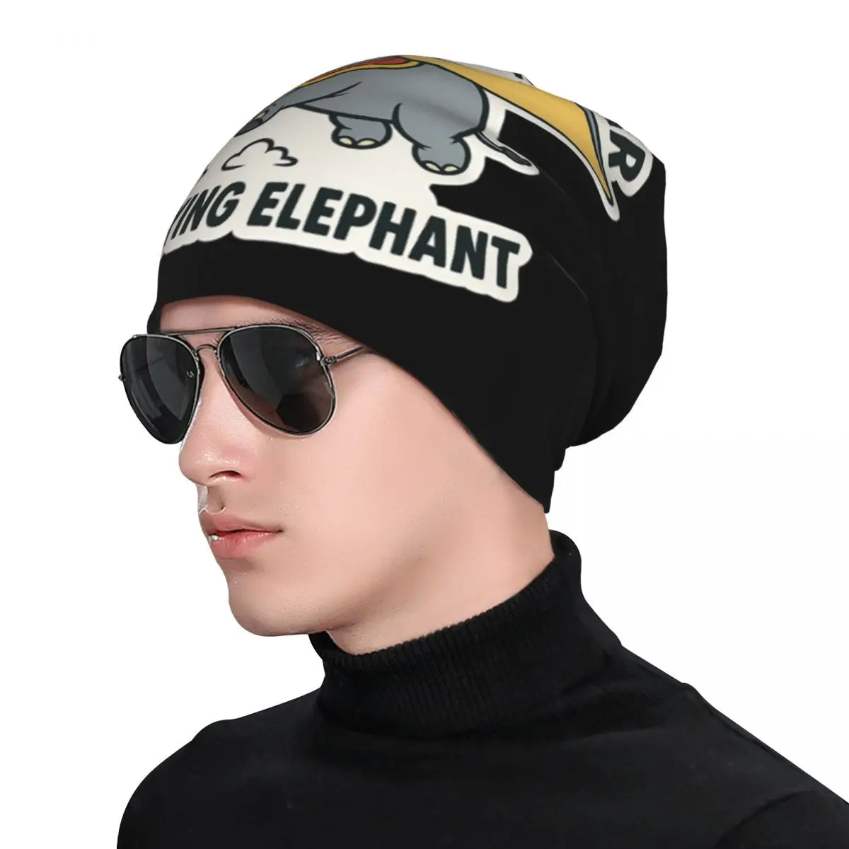 مخصص دامبو Skullies Beanies قبعات الرجال النساء للجنسين الشارع الشهير الشتاء متماسكة قبعة الكبار سيارتي الأخرى تحلق الفيل بونيه القبعات