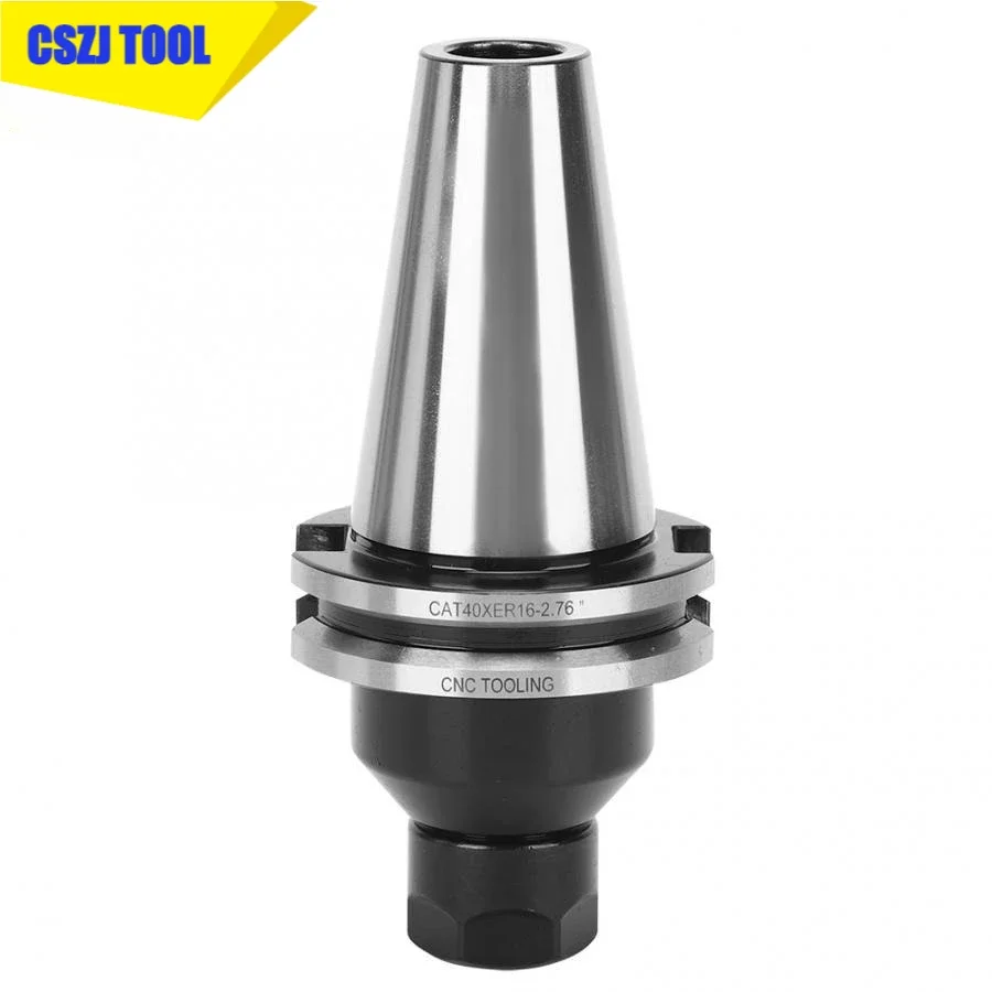 CAT40 ER16/ER20/ER32/ER40 US Standard High Precision Tool Holder CNC Milling Machine Center Collet Chuck Pull Stud Handle Shank