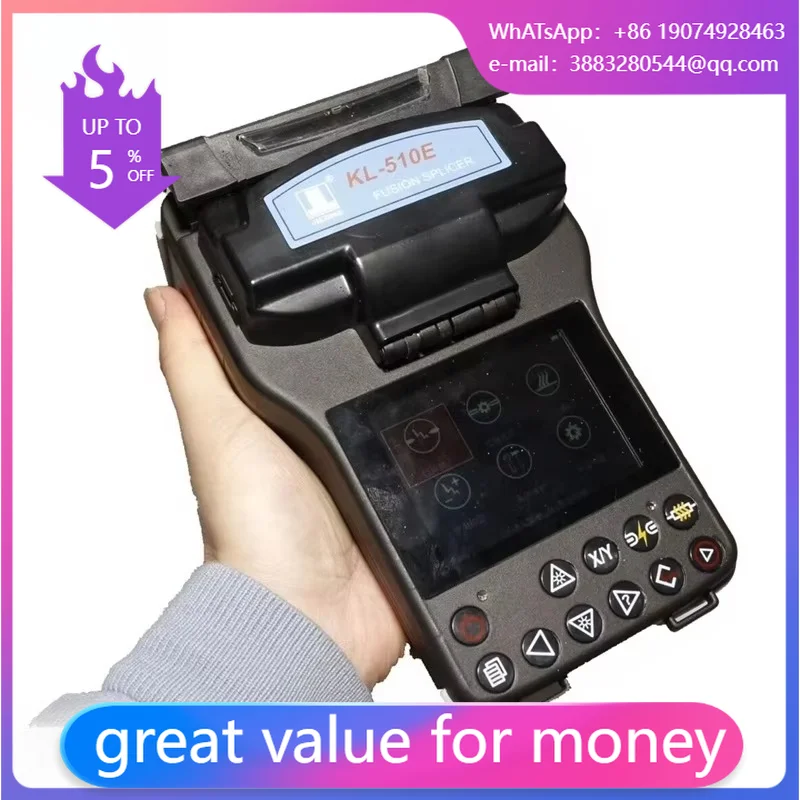

GOVO Cheap JILONG KL-510E Portable FTTH Fusion Splicer Kit KL-510E Fusion Splicing Machine