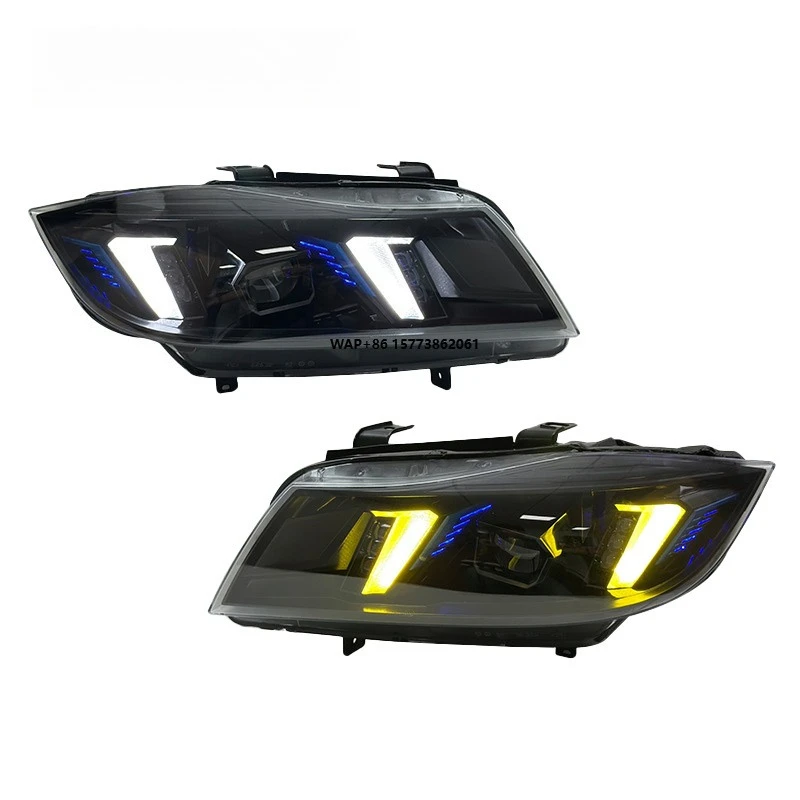 

2 Unit LED Headlights Car Accessories Suitable for Auto Lighting Systems 05-12 3 Series E90 Headlight Assembly E90 Car Led Li