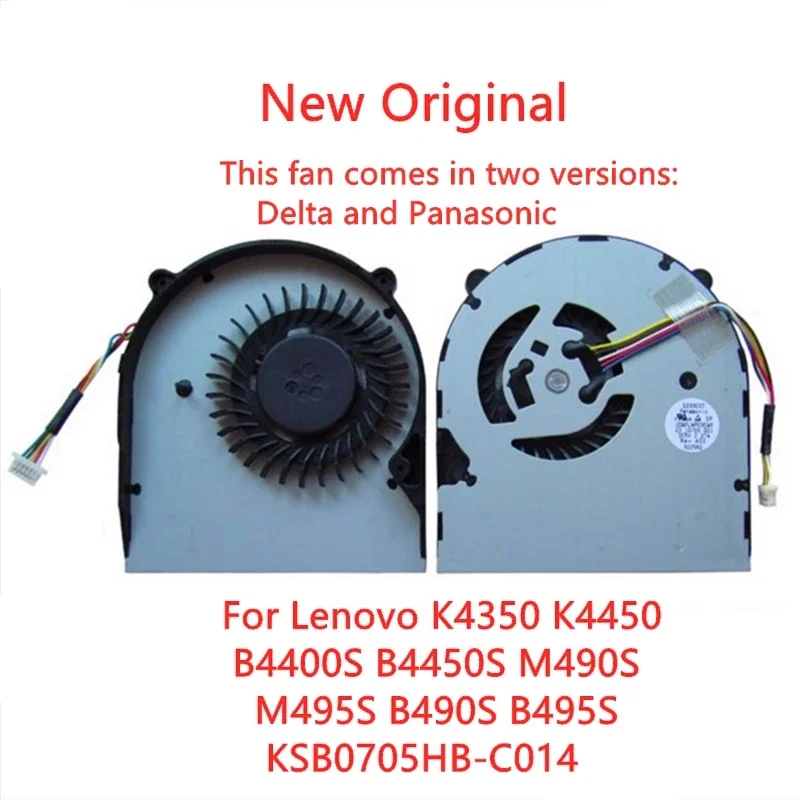 New Original Laptop CPU GPU Cooling Fan For Lenovo K4350 K4450 B4400S B4450S M490S M495S B490S B495S Fan K0705HB-C014