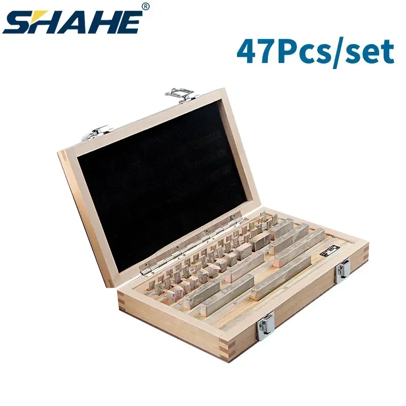 

47Pcs/Set 1 Grade 0 Grade Inspection Block Gauge Test Caliper Blocks Measurement Instruments