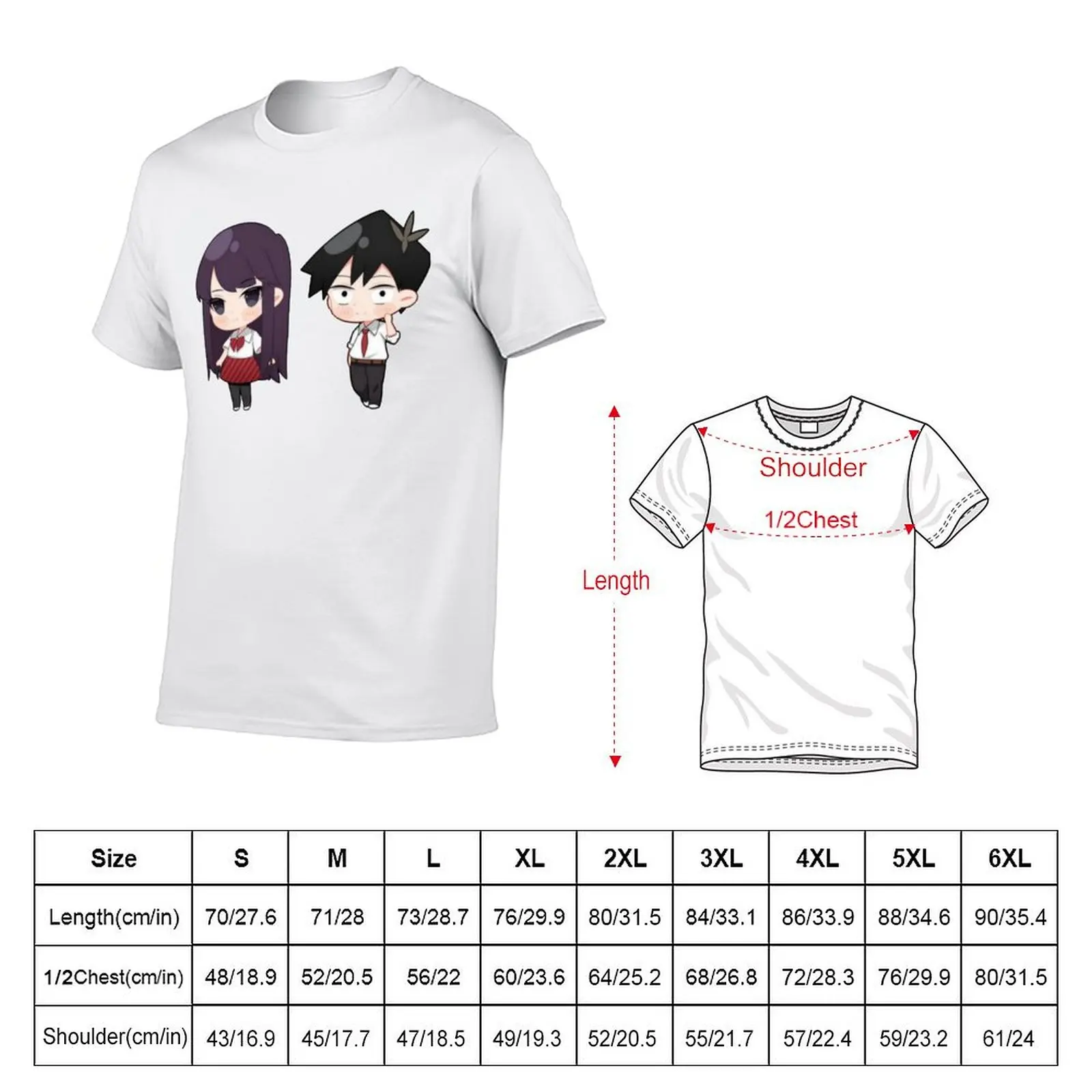 Komi San - komi cant communicate T-Shirt Stylish Print Short Sleeve Tee