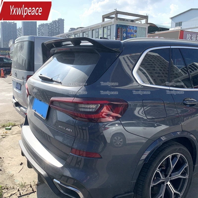 

For BMW X5 G05 Rear Roof Spoiler 2019 2020 2021 ABS Material Gloss Black Color Rear Trunk Wing Car Accessories