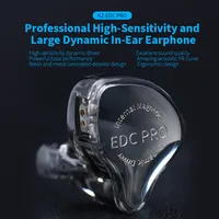 KZ EDC PRO amélioré haute qualité dynamique HIFI dans l'oreille câble Interchangeable filaire mouvement suppression du bruit casque 1