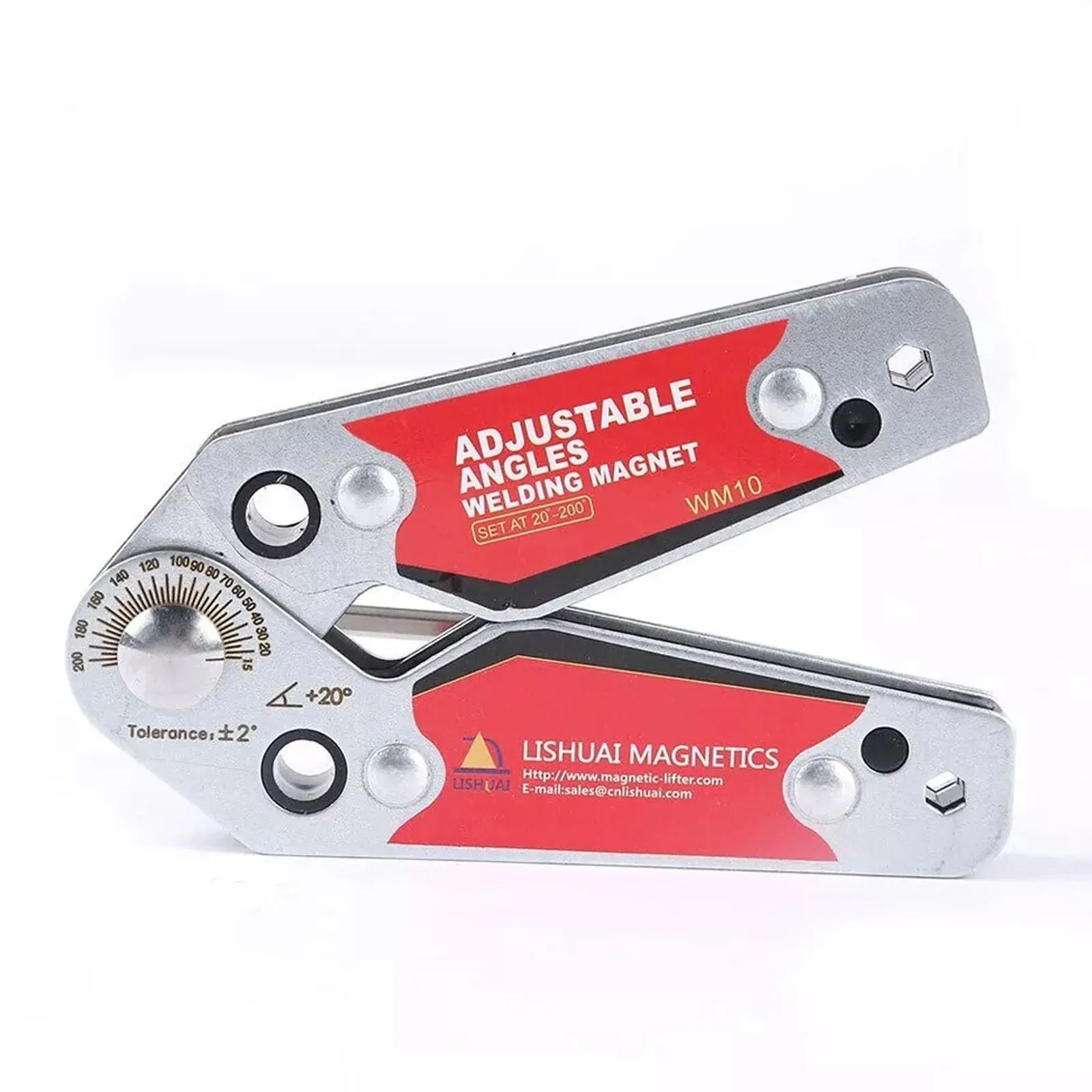 

20-200° Adjustable angle magnetic holder, Precise positioning Magnet Welding Clamp