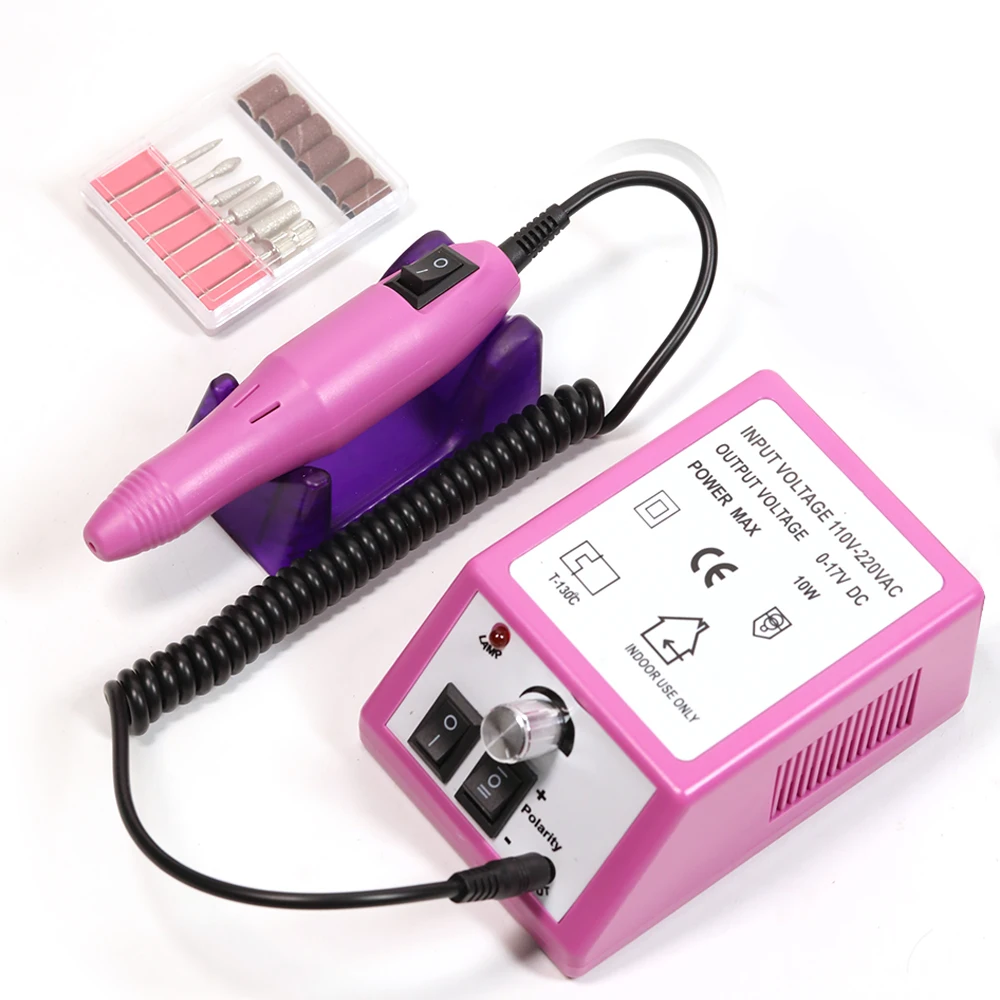 20000 RPM Professionele Nagelboormachine Set Nagelvijlen Boren Gel Polish Remover Gereedschap Geluidsarme Snijders Nagelvijl kit