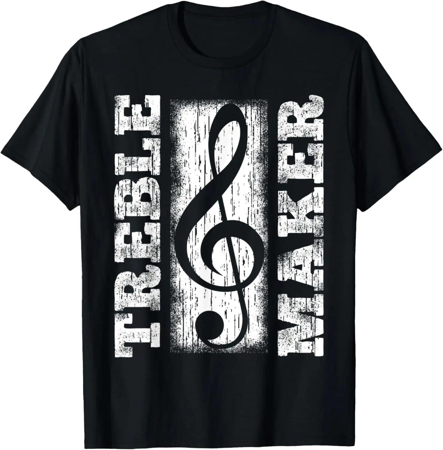 Treble Maker - تي شيرت برسومات مضحكة من Treble Clef